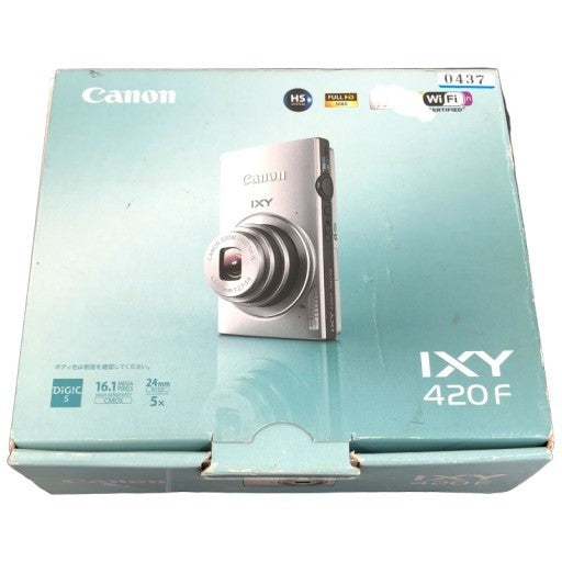 C979 D Canon キャノン IXY 420F (SL) イクシー コンパクトデジタルカメラ シルバー