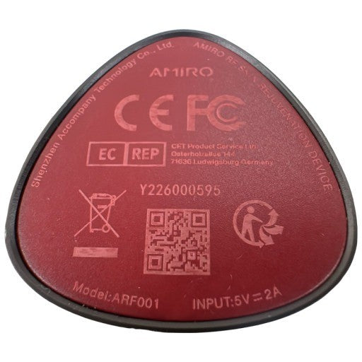 C678 D AMIRO アミロ RF 美顔器 ARF001 ブラック USB充電式 本体のみ 【W】