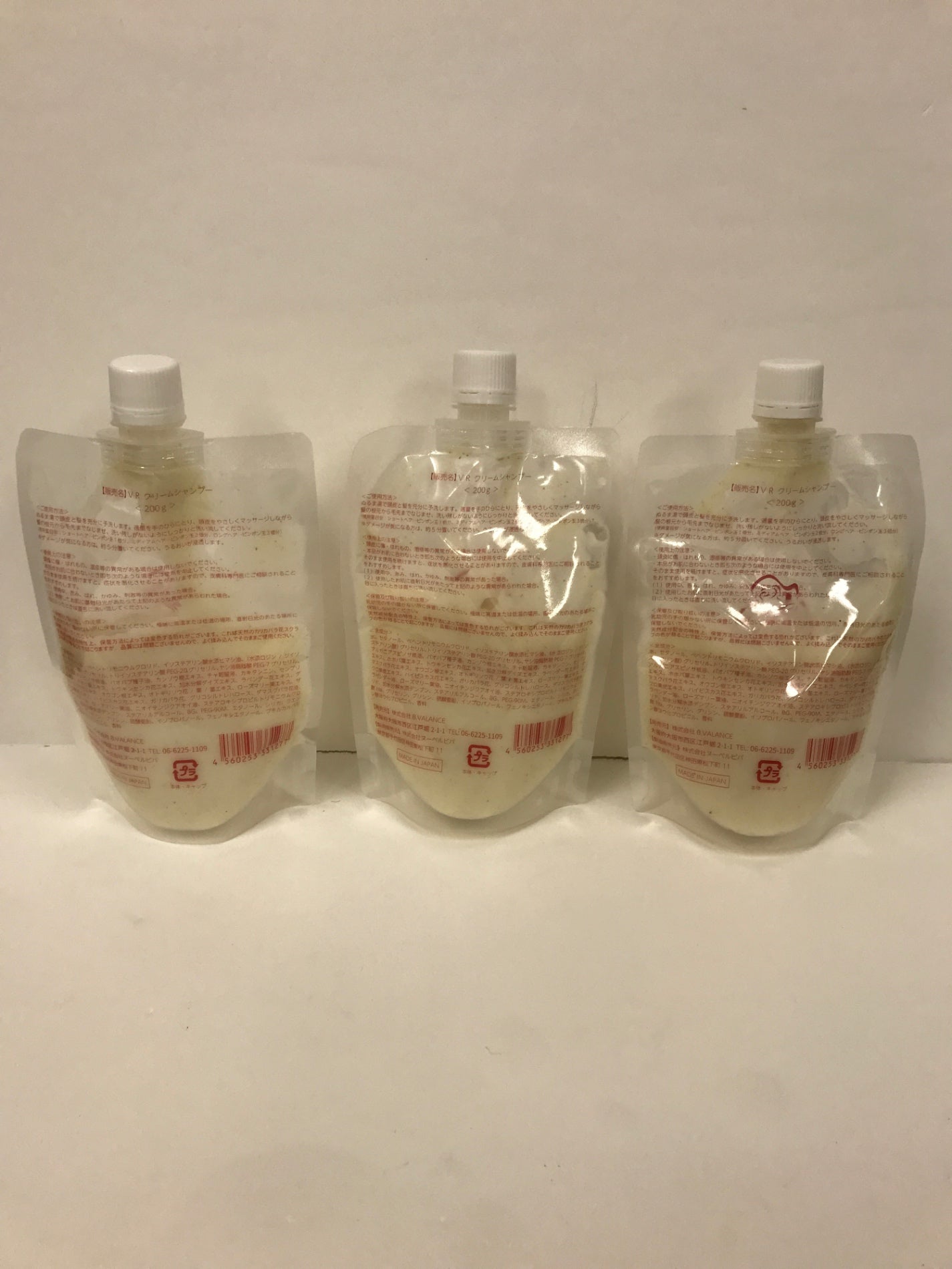 C255 K VALANROSE バランローズ VR クリームシャンプー 200g 3個セット