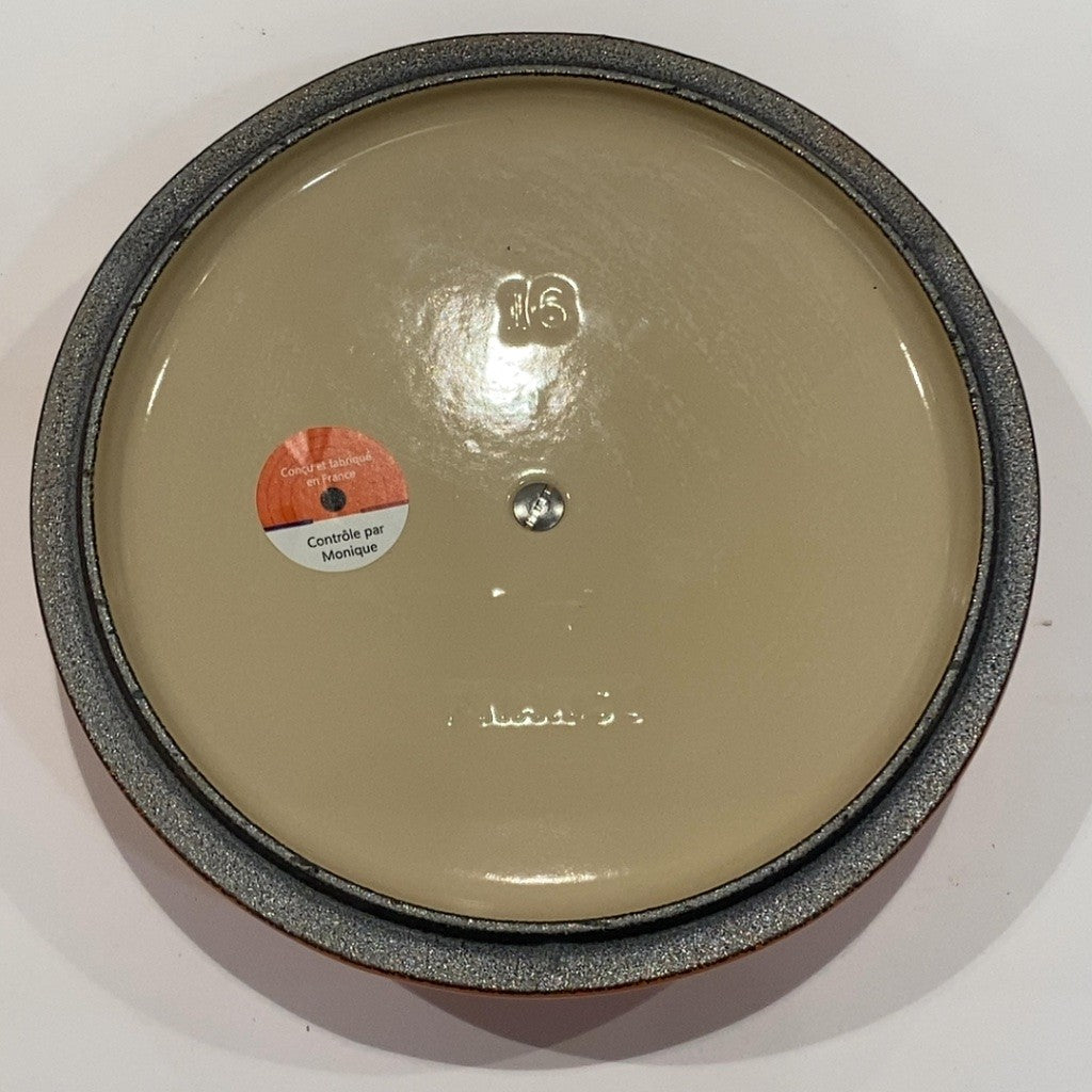 C9T3 D ルクルーゼ ココットロンド 16cm オレンジ