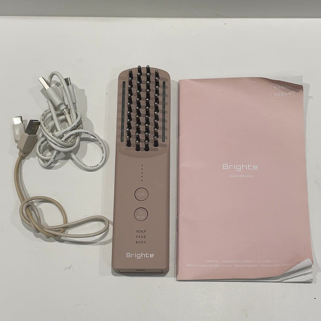 C9J5 D Brighte ブライト ELEKI BRUSH+ PINK エレキブラシ ピンク 美顔器 BRT-FSB180