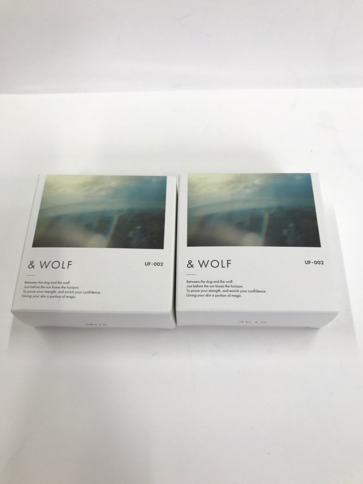 C405 エヌオーガニック &WOLF UF-002 light beige UV セラムリキッドファンデーション SPF26/PA++ 12.5g 2個セット