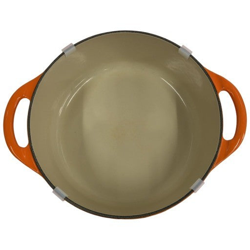 C909 D ル・クルーゼ ココット・ロンド 22cm オレンジ 鋳物ホーロー鍋 両手鍋 Le Creuset