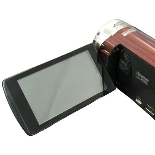 C975 D JVC Everio ハイビジョンメモリームービー GZ-E117-R フルHD×光学40倍ズーム ビデオカメラ