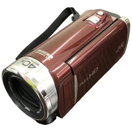 C975 D JVC Everio ハイビジョンメモリームービー GZ-E117-R フルHD×光学40倍ズーム ビデオカメラ