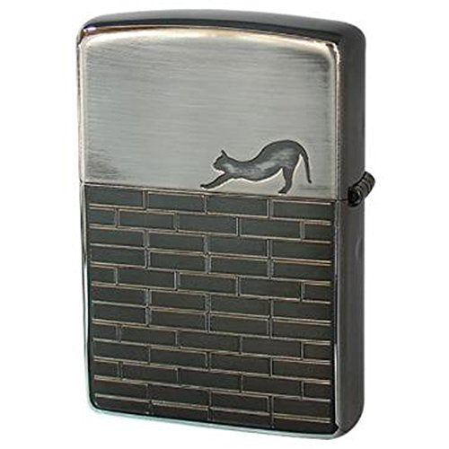 Zippo(ジッポ) オイル ライター NO200 キャットウォーク ブラックニッケル 2BN-CATW