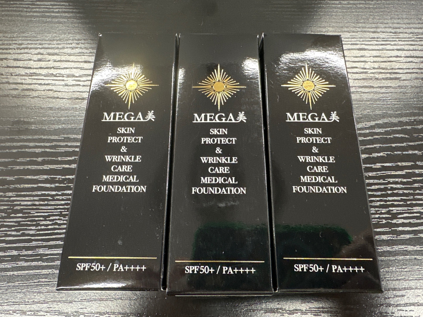 C441 K MEGA美 薬用リンクルケア 美白リキッドファンデーションLO 26g 3本セット