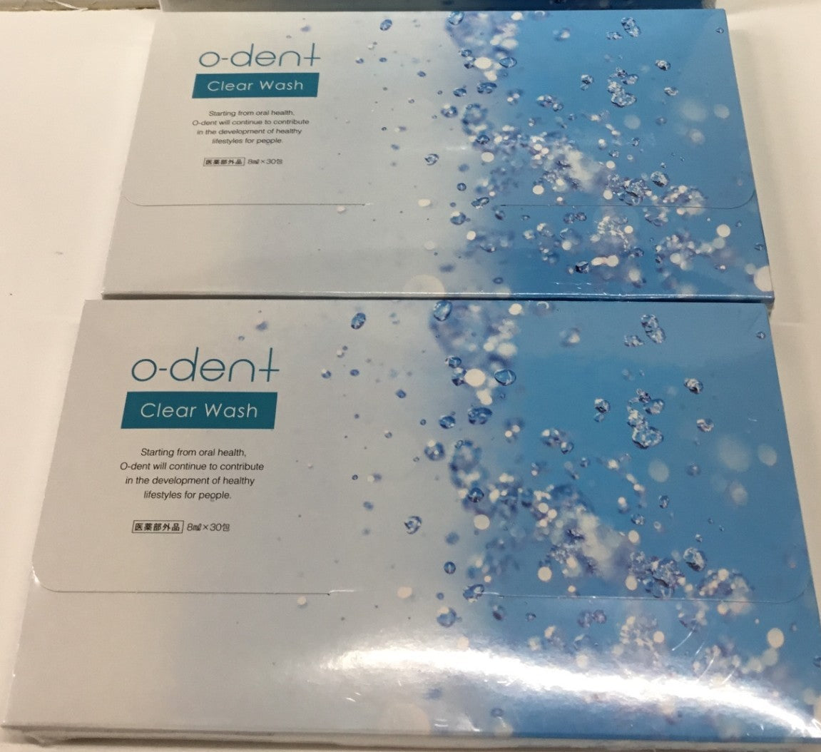 C263 オーデント クリアウォッシュ液体 トゥースウォッシュ BM o-dent Clear Wash 240mL 30包入り 2個セット