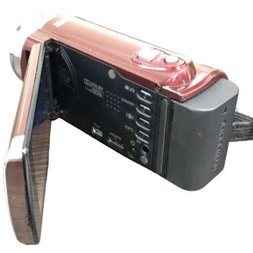C975 D JVC Everio ハイビジョンメモリームービー GZ-E117-R フルHD×光学40倍ズーム ビデオカメラ