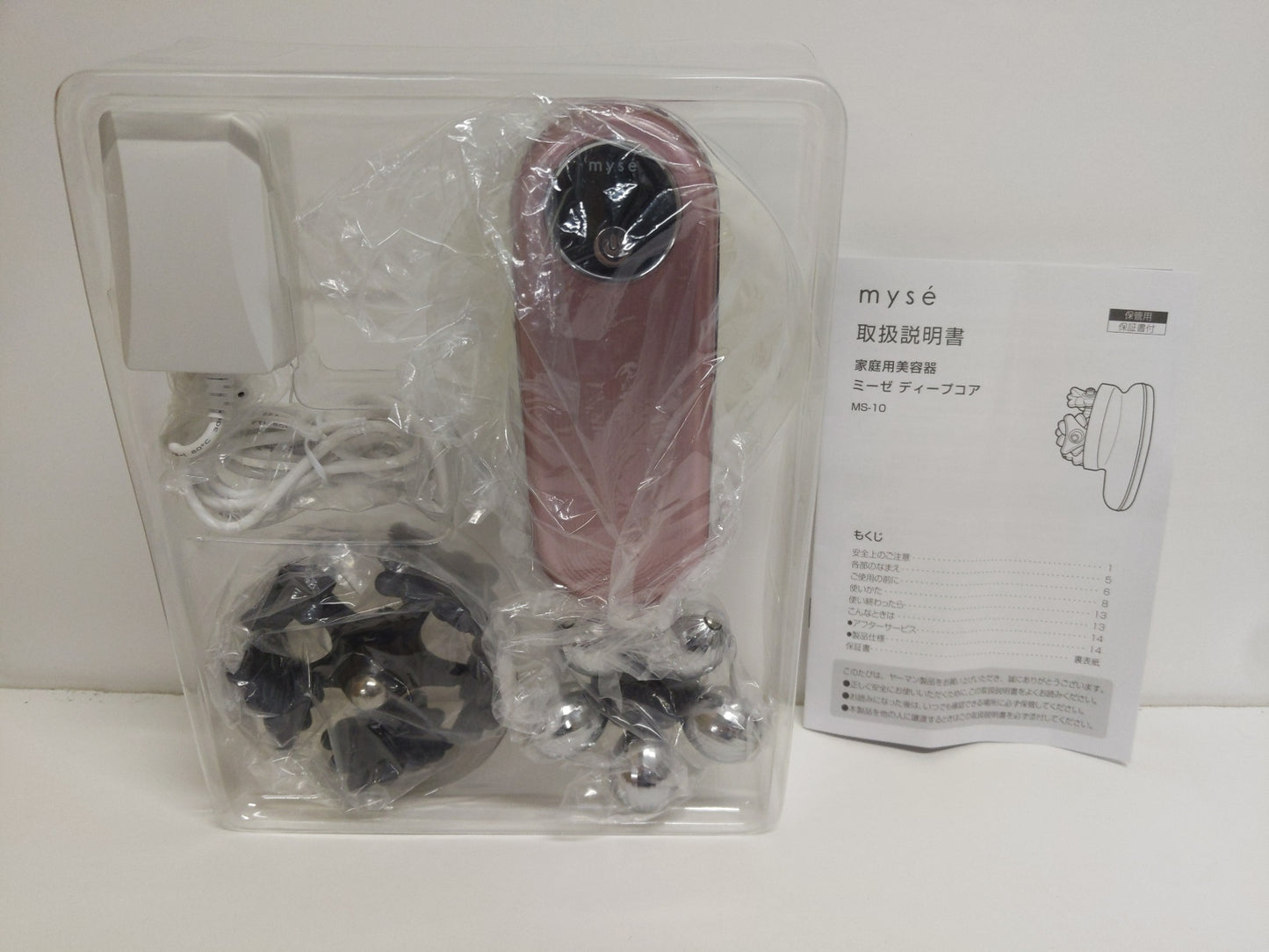 C620 D YAMAN ヤーマン ミーゼ ディープコア MS-10P ピンク 美顔器 ボディケア