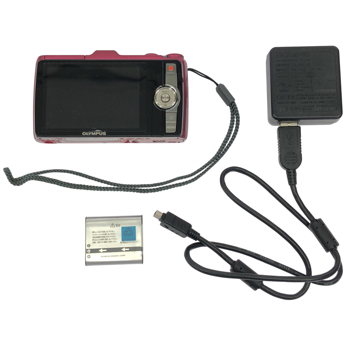 Z000 OLYMPUS デジタルカメラ SH-25MR RED ラスト1点!