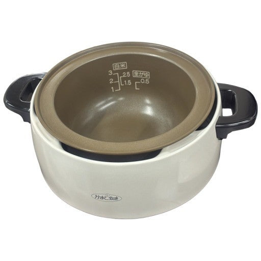 CG8P リンナイ 炊飯機能付ガスコンロ用炊飯専用釜 3合炊き ホワイト( RTR-03A )