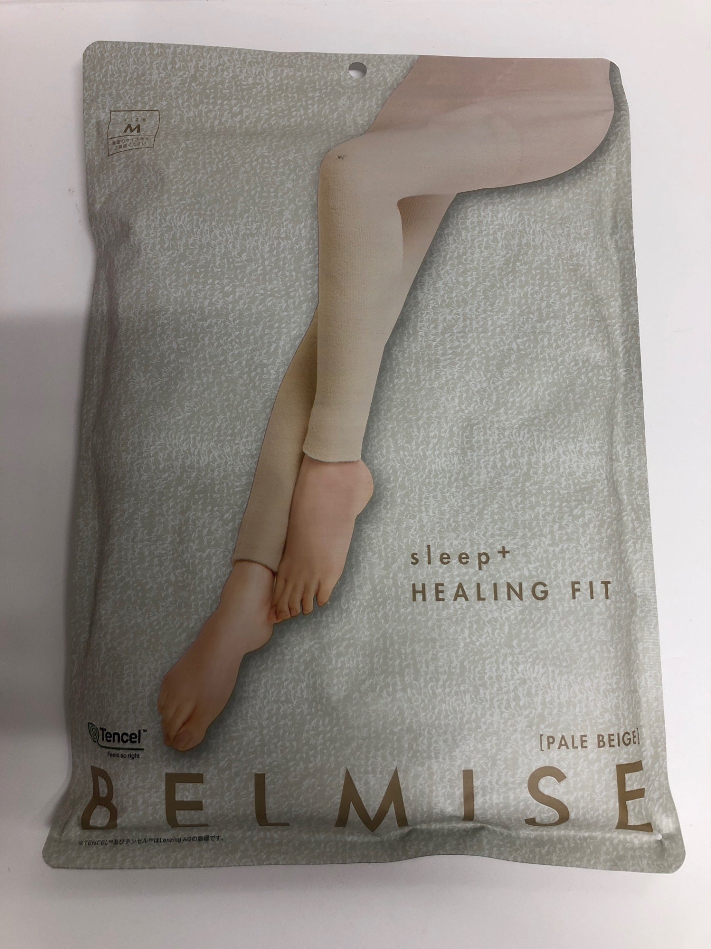 C582 BELMISE(ベルミス) パジャマレギンス スリープ プラス ヒーリングフィット ペールベージュ M