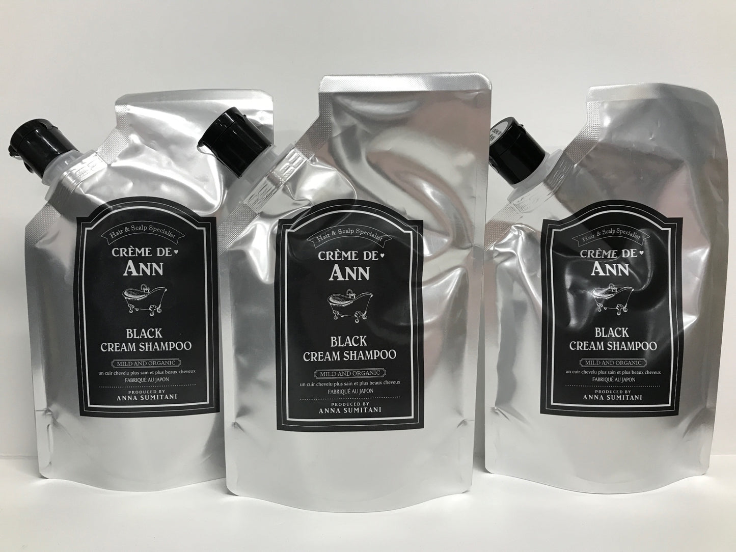 C518 ★CREME DE ANN クレムドアン クリームシャンプーBB クリーム洗髪料 無添加 オーガニック ボタニカル 白髪染め 300g 3個セット