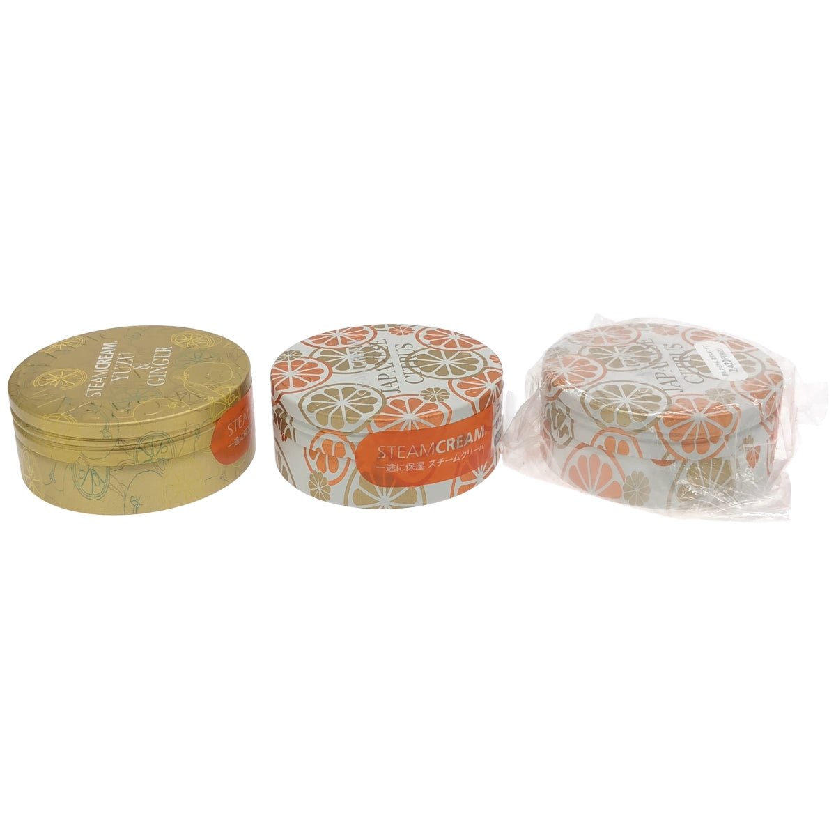 Z000 STEAMCREAM スチームクリーム ゆず&ジンジャー 75g 1個 & ジャパニーズシトラス 75g 2個 計3個セット