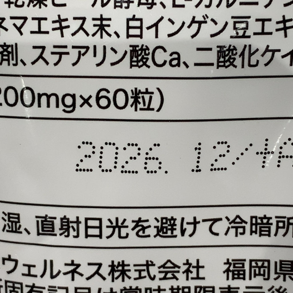 CS31 K 新日本ウェルネス ナイシメンテGOLD 60粒●賞味期限:2026/12~