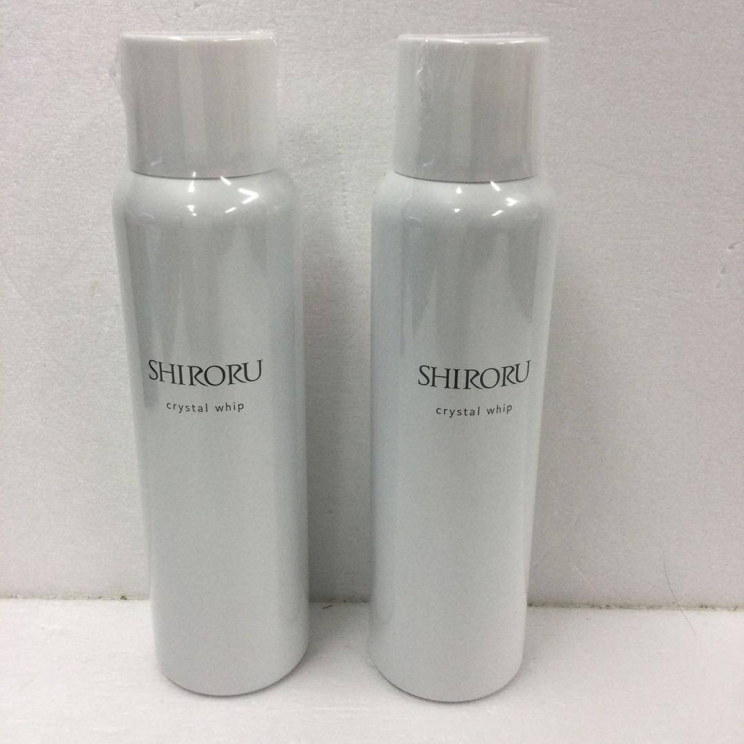 C500 ★SHIRORU(シロル) クリスタルホイップ 炭酸洗顔 毛穴 洗顔 くすみ 泡洗顔 洗顔料 ランキング おすすめ 泡パック 保湿(120g× 2本セット )