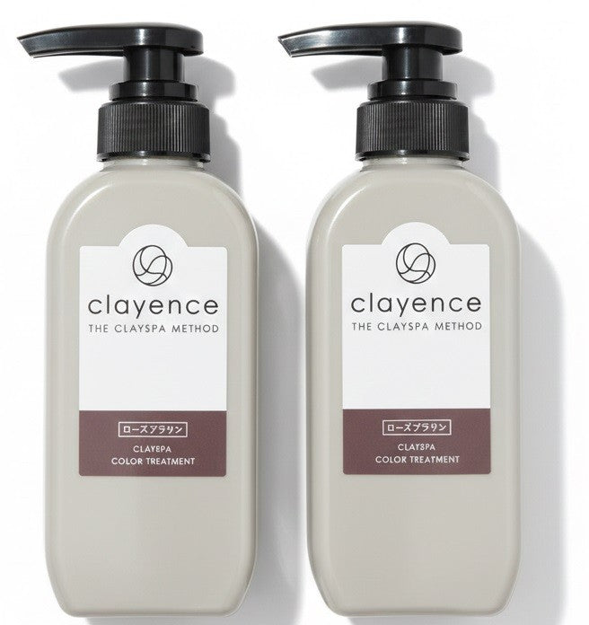 C456 clayemce クレイスパ カラートリートメント rb ローズブラウン 235g 2本セット