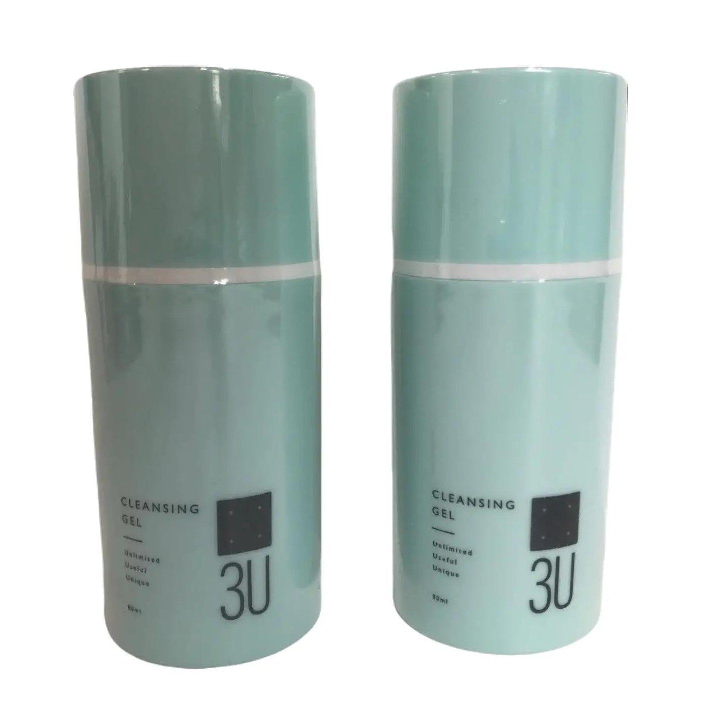 C454 3U クレンジングジェル JHY スリーユー 発泡 炭酸 毛穴 黒ずみ かさつき ビタミンC クレイ 80ml 2個セット