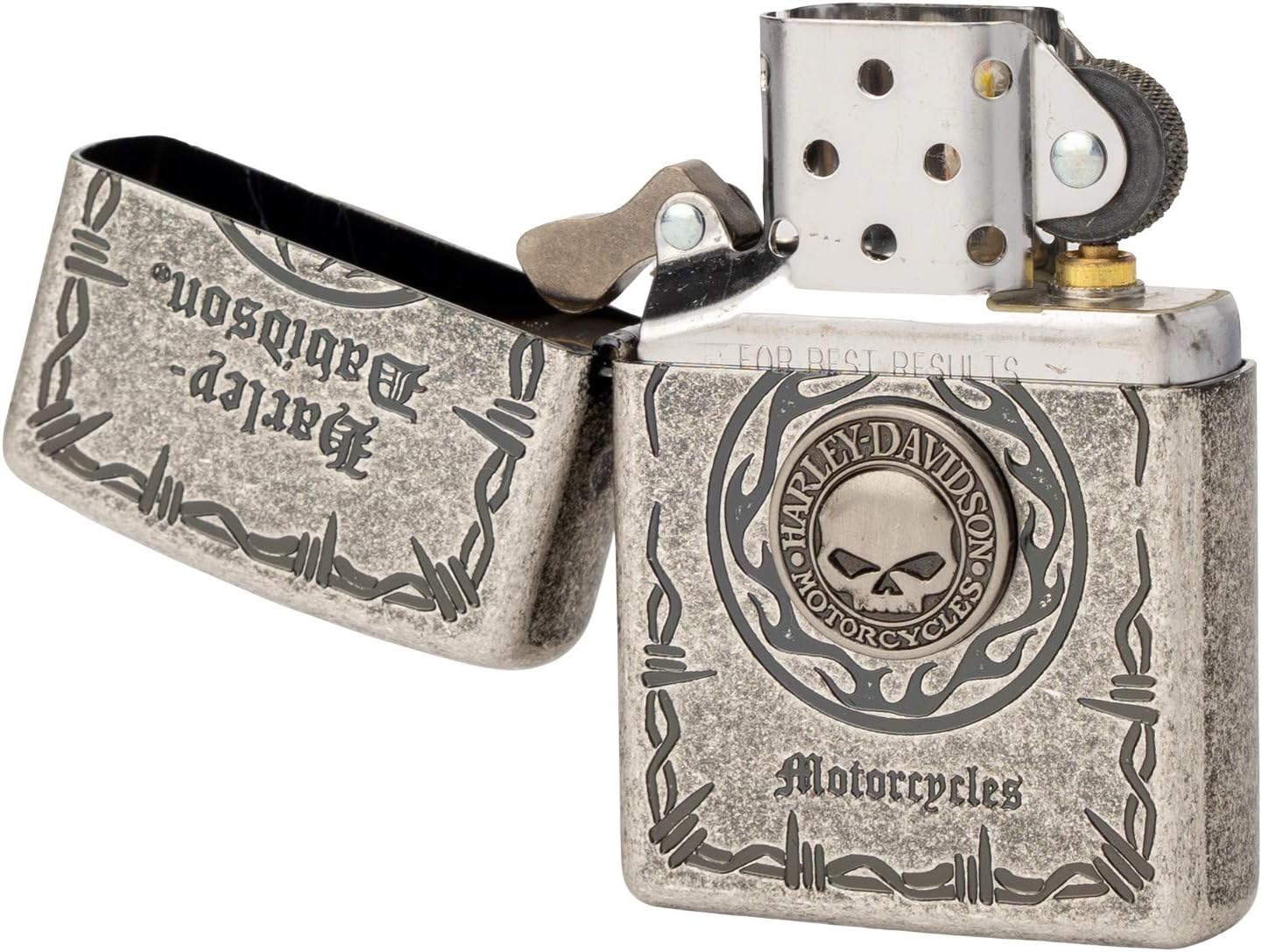 ZIPPO ハーレーダビッドソン 日本限定モデル メタル貼り スカル HDP-70