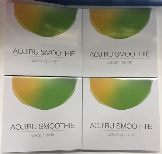 C701 D 【機能性表示食品】 AOJIRU SMOOTHIE 青汁スムージー 個包装 置き換えダイエット スムージー ダイエットシェイク 30袋×4箱●賞味期限:2025/11