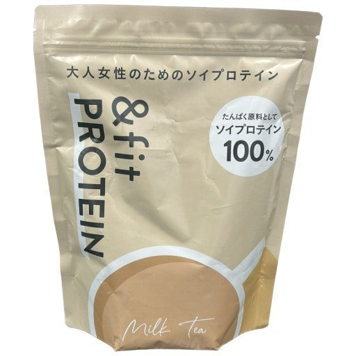 ＆fit PROTEIN アンドフィットプロテイン ソイプロテイン ミルクティー 