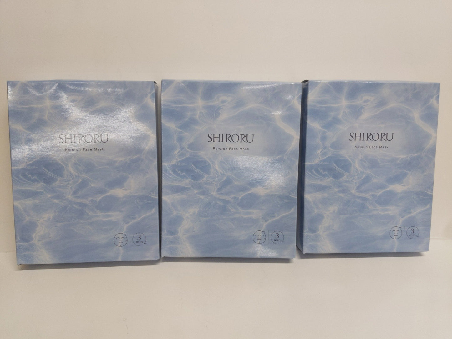 C457 SHIRORU シロル ぷるるんフェイスマスク (シート状美容マスク) Pururun Face Mask 25mL×7枚入 3個セット