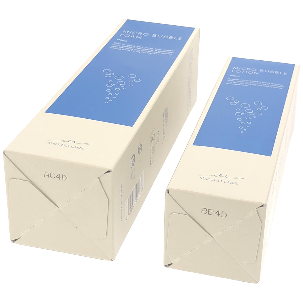 Z000 マキアレイベル 薬用マイクロバブルローション 100ml & マイクロバブルフォームa 140ml 2本セット