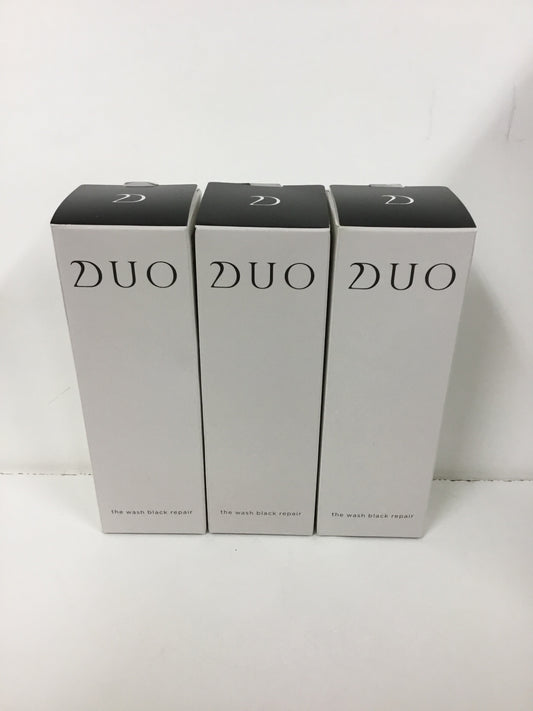 C008 DUO デュオ ザ ウォッシュ ブラックR 洗顔パウダー 27g 3個セット