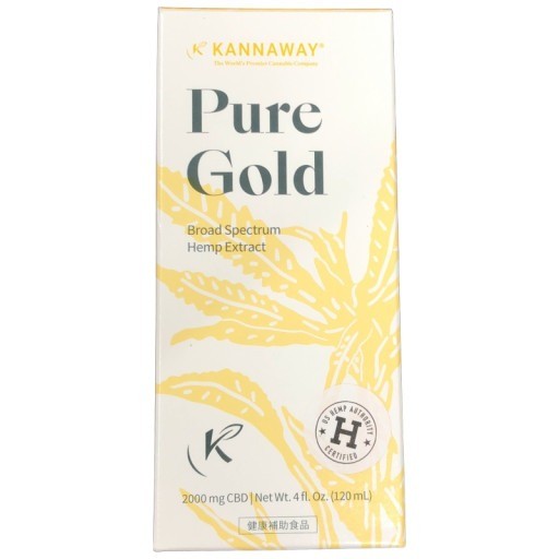 C970 ピュアゴールド 2000mg 120mL 高濃度CBDオイル Kannaway キャナウェイ●賞味期限:2025/10~