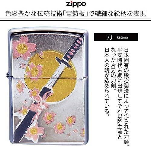 ZIPPO ジッポ― オイルライター ジッポ zp 電鋳板 刀