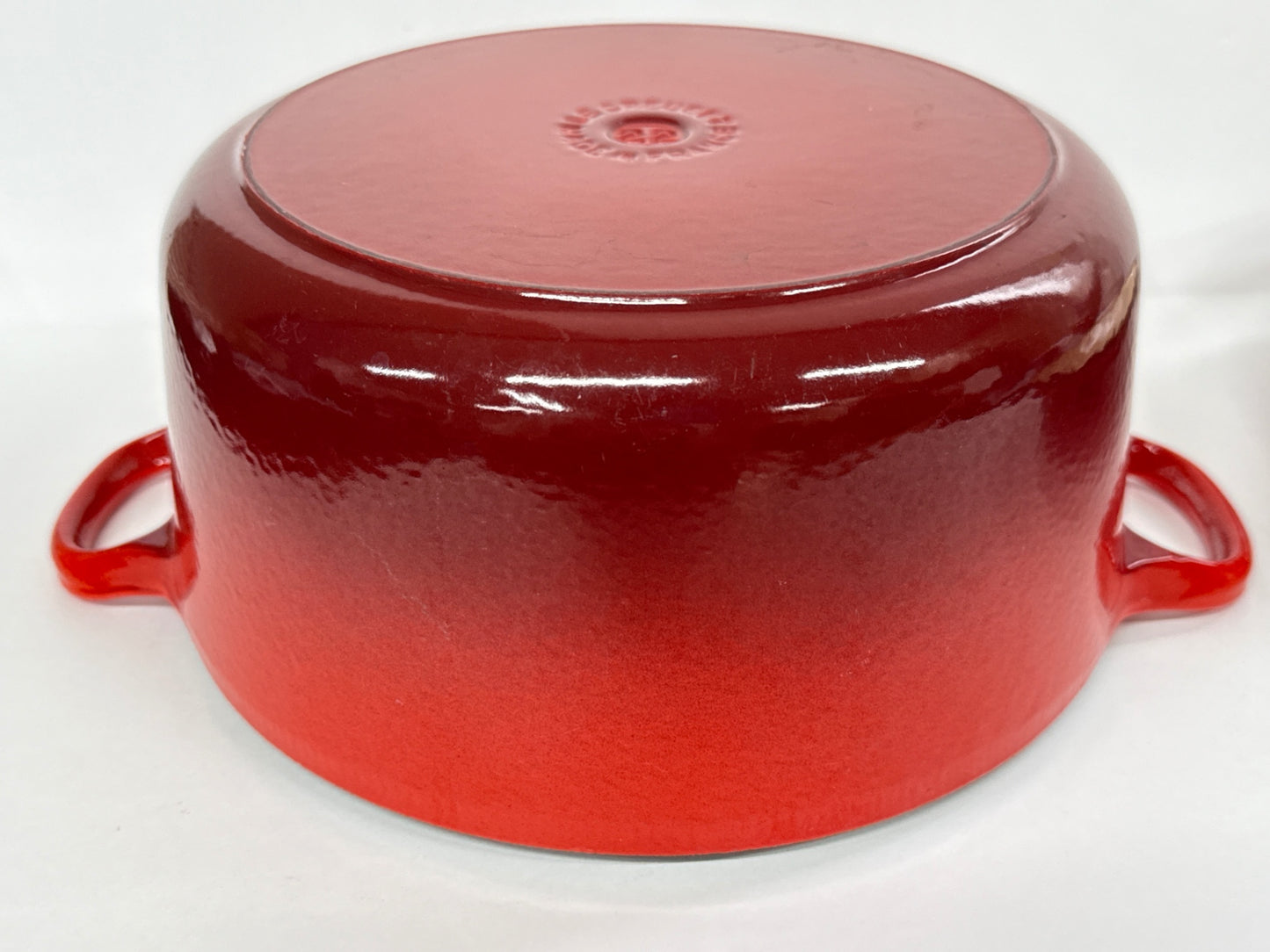 C916 D LE CREUSET ル・クルーゼ ココットロンド 22cm 両手鍋 チェリーレッド