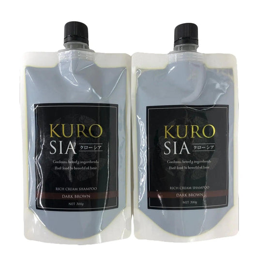 CD14 K KUROSIA クローシア ヘアカラーシャンプー ダークブラウン 300g 2個セット
