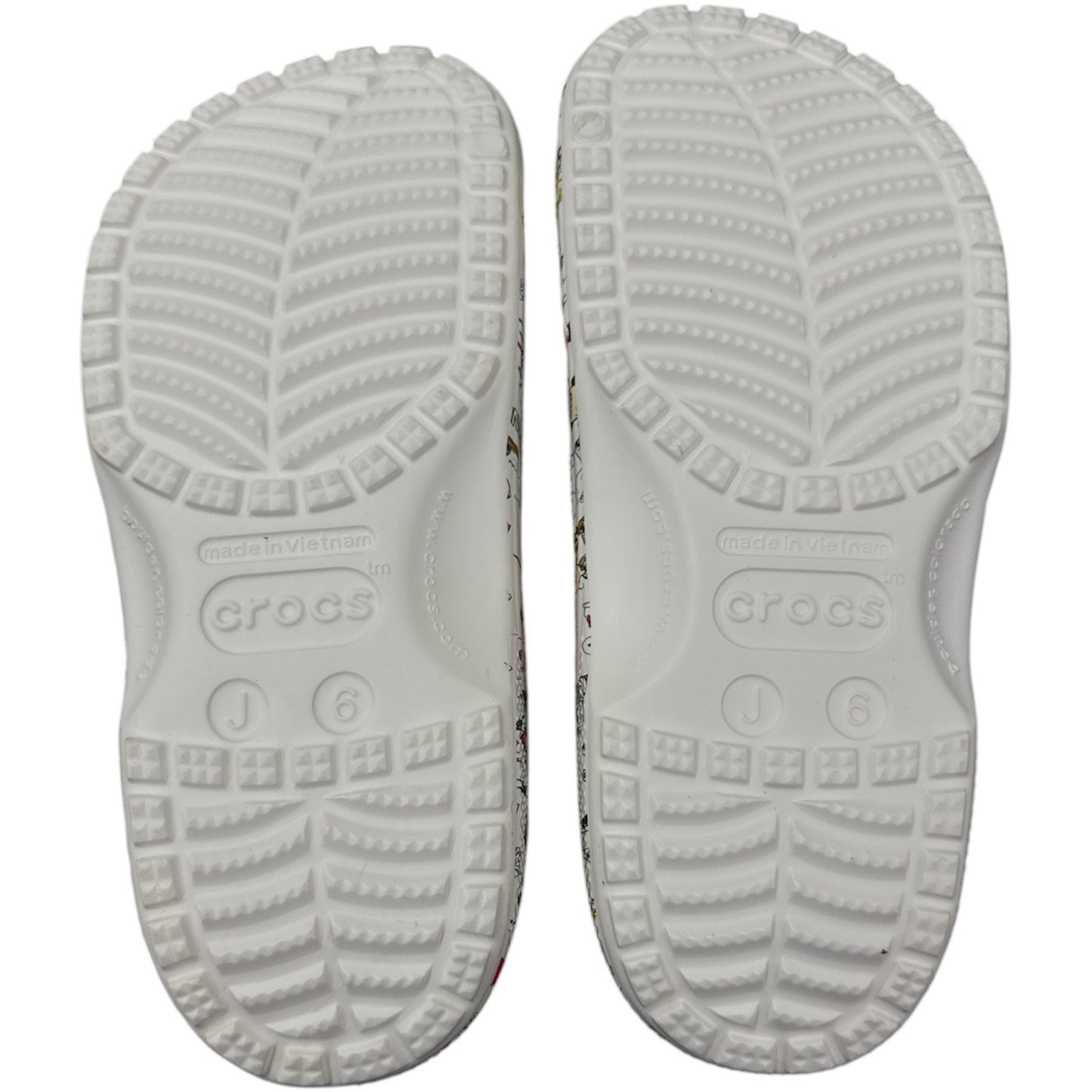 CH85 D crocs クロックス スヌーピー J6(24cm) ピーナッツ クラシック クロッグ PEANUTS CLASSIC CLOG