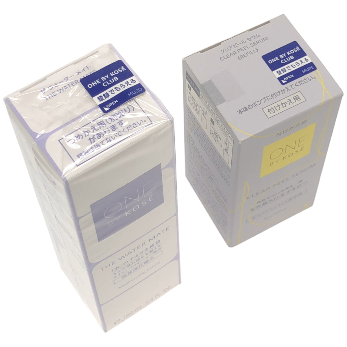 Z000 ONE BY KOSE ザ ウォーター メイト 160ml & クリアピール セラム 120ml 2本セット