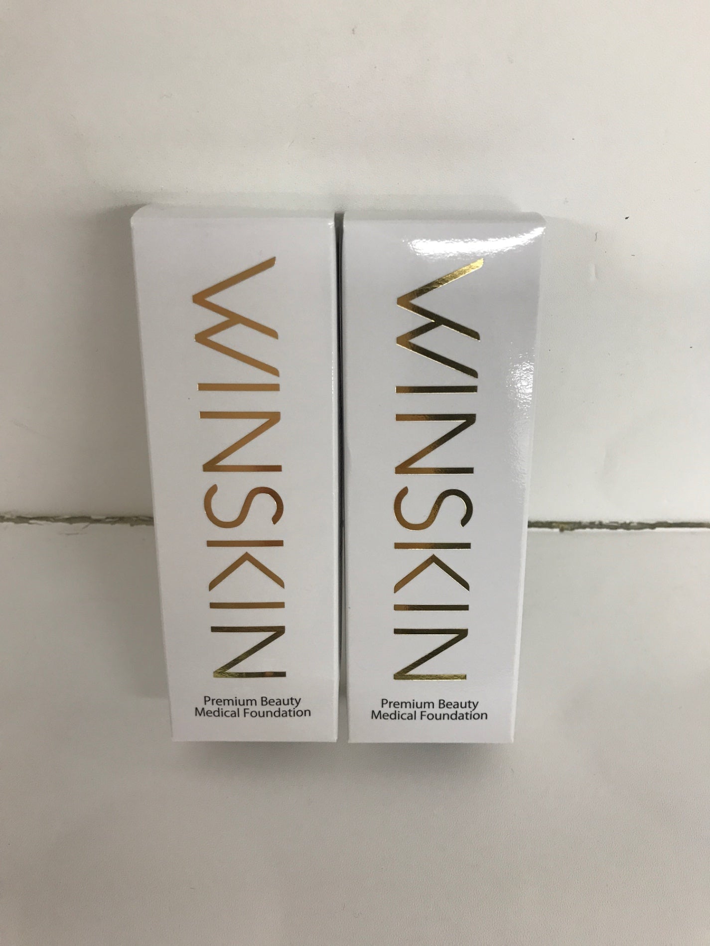 C456 K WINSKIN 薬用リンクルケア 美白リキッドファンデーション LO 肌荒れ あれ性 しみ そばかす SPF50+ PA++++ 26g 2個セット