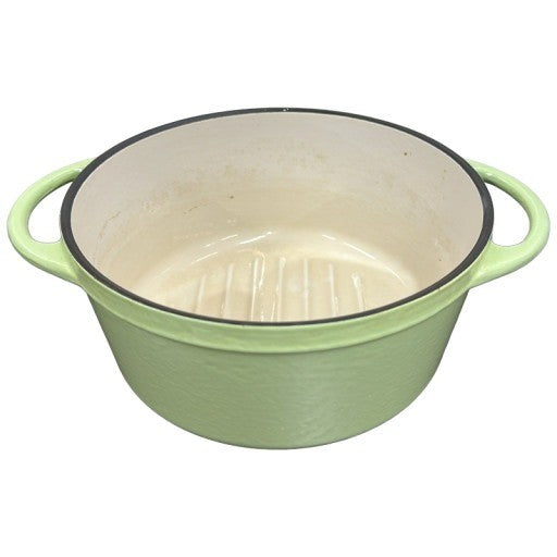 D VERMICULAR Oven Pot Round #18 両手鍋 ライトグリーン