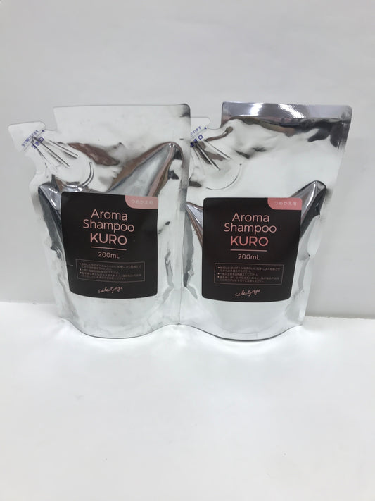 CD28 K セレクタージュ アロマシャンプー KURO 01 詰め替え用 銀パッケージ 200ml 2個セット