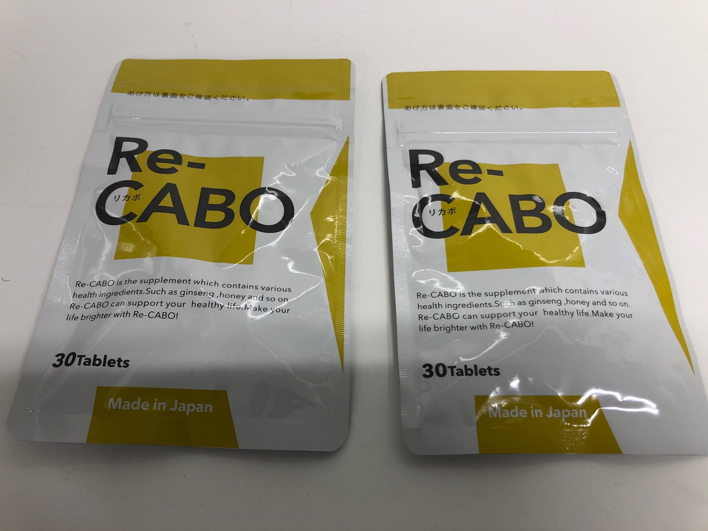 C729 K ★クレオ製薬 Re-CABO リカボ サプリメント ダイエット サポート 30粒×2袋(約一か月分)●賞味期限:2026/07~