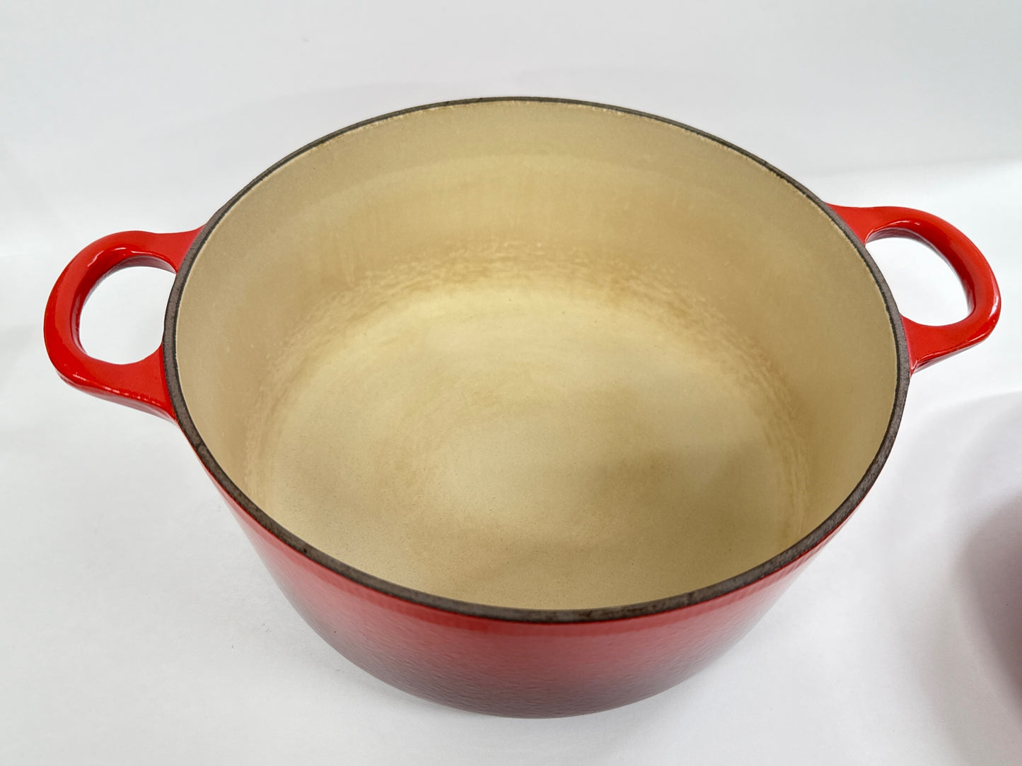 C916 D LE CREUSET ル・クルーゼ ココットロンド 22cm 両手鍋 チェリーレッド