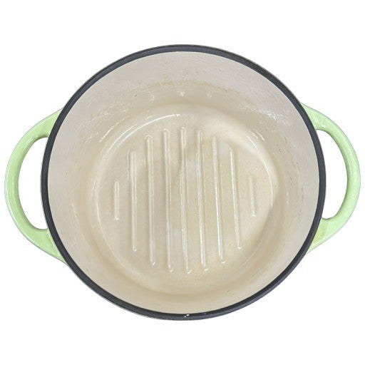D VERMICULAR Oven Pot Round #18 両手鍋 ライトグリーン