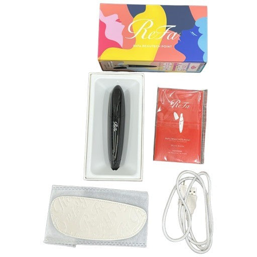 C941 ReFa BEAUTECH POINT RE-AH03A リファビューテック ポイント 目元・口元の集中ケア用美顔器 ブラック