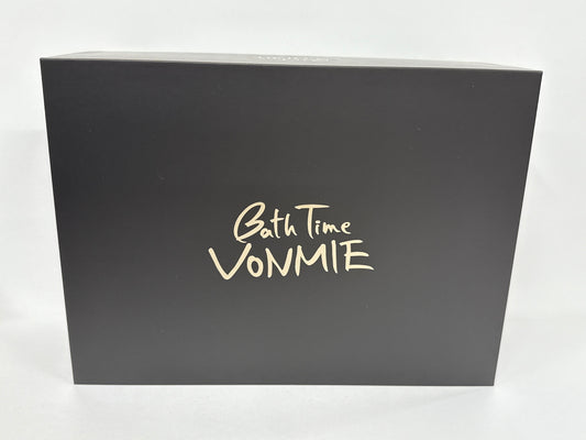C929 D ボミー VONMIE セルライト 美顔器 防水 IPX7 キャビテーション RF EMS ウエスト バスタイムBATH TIME BLACK VON030