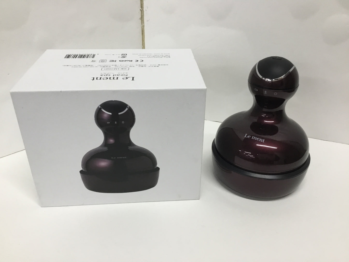 C666 D Le ment ルメント ヘッドスパ LM-HS01 充電式 ヘッドスパ 頭皮ケア シャンプーブラシ 頭皮ブラシ【U】