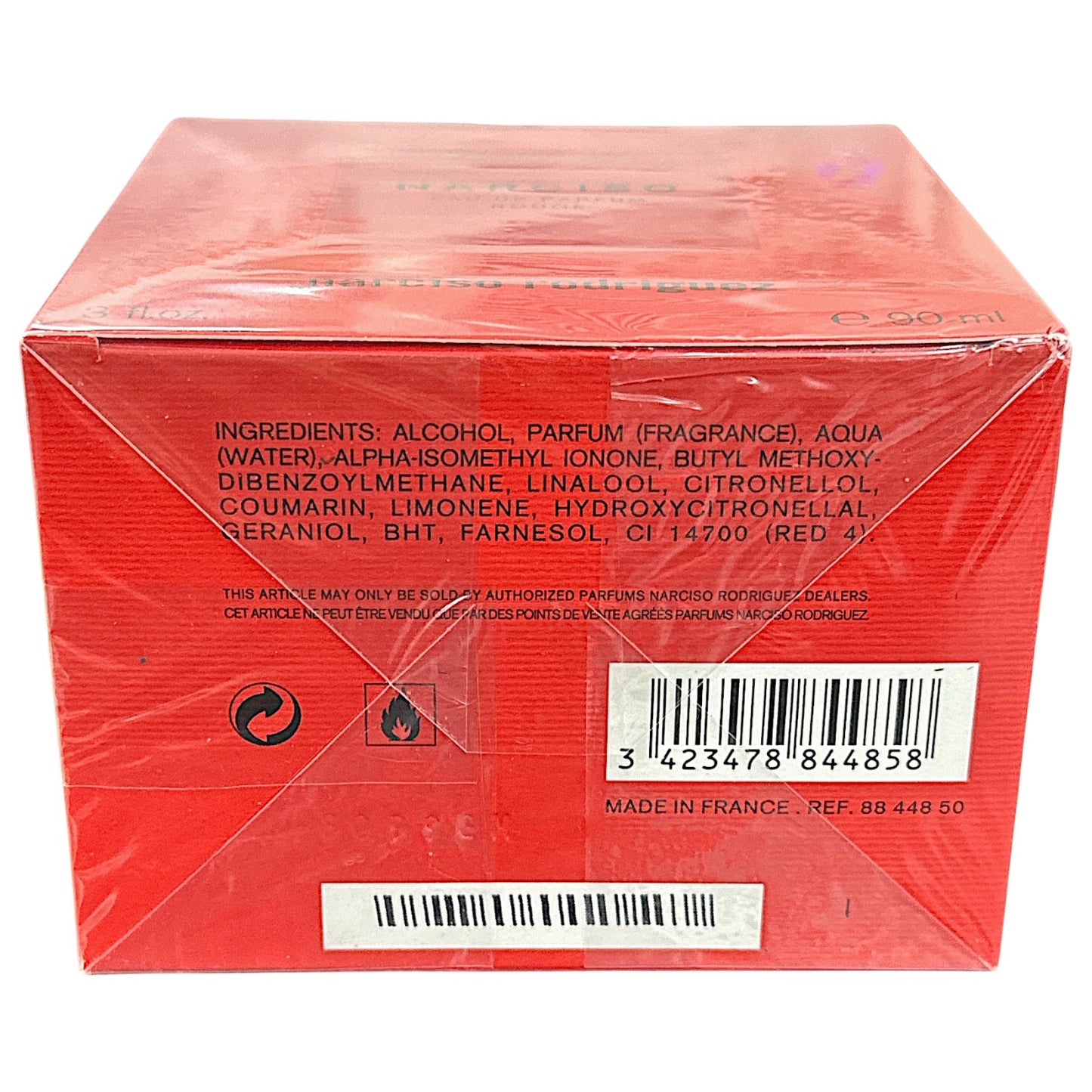 C618 NARCISO EAU DE PARFUM ROUGE ナルシソ ロドリゲス オードパルファム ルージュ 90mL 【W】