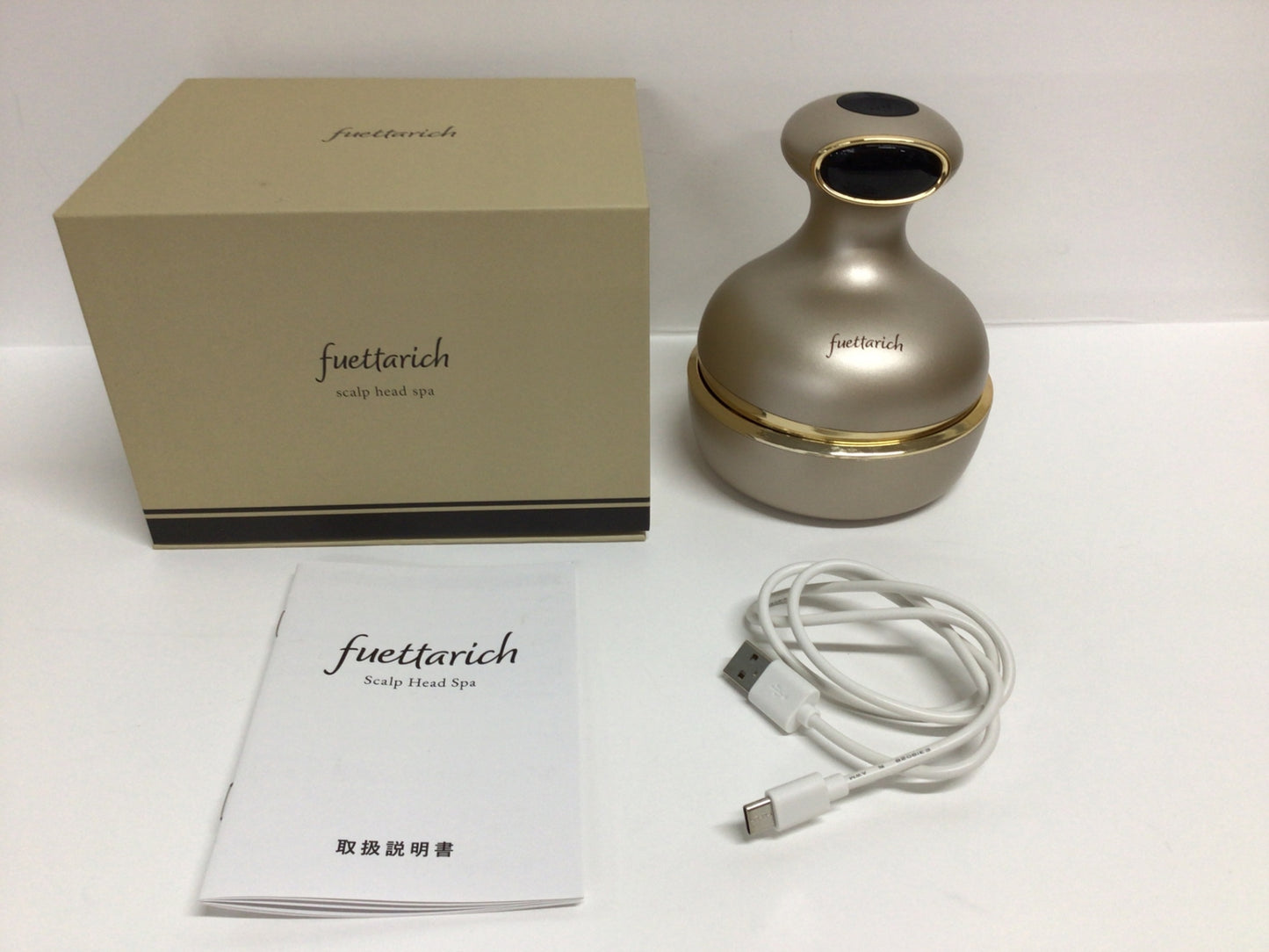 C668 D フエッタリッチ スカルプ ヘッドスパ ems ブラシ 頭皮ブラシ FT_hspa_01 電動頭皮ブラシ 頭皮エステ 頭皮ケア