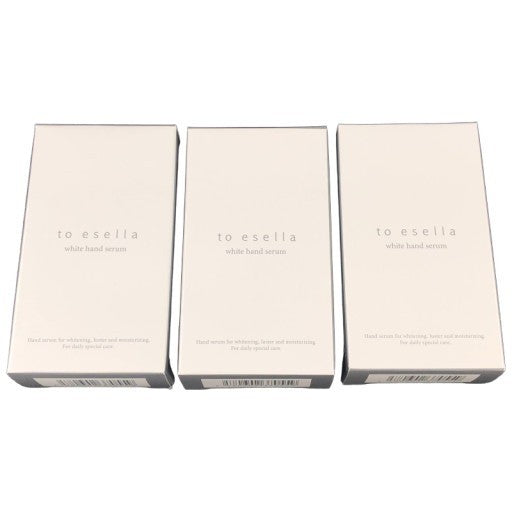 CF12 K ★to esella ホワイトハンドセラム 美容液 手専用 ナイアシンアミド 配合 20ml 3個セット 【I上】