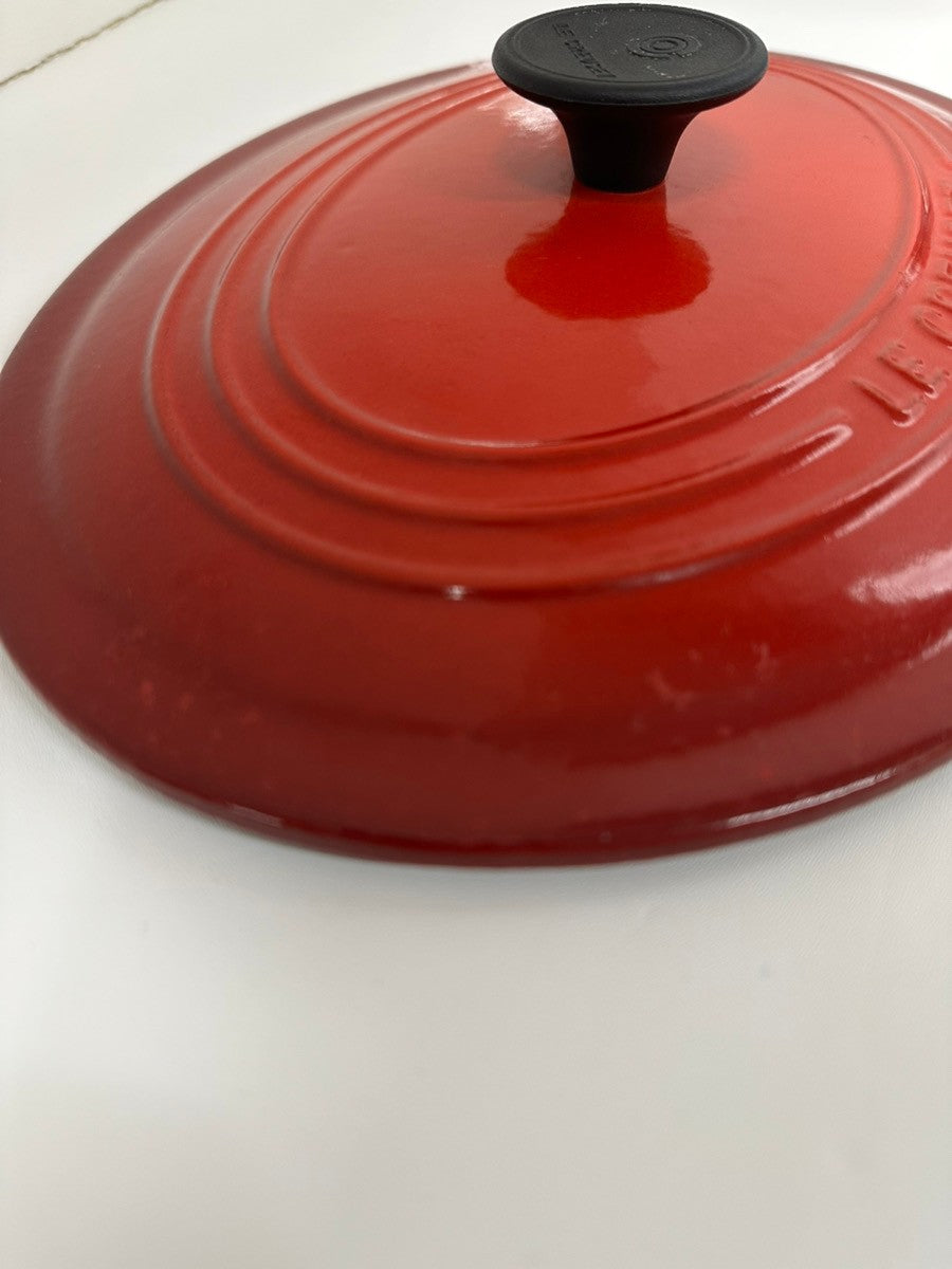 D LE CREUSET ルクルーゼ ココットオーバル 25cm チェリーレッド