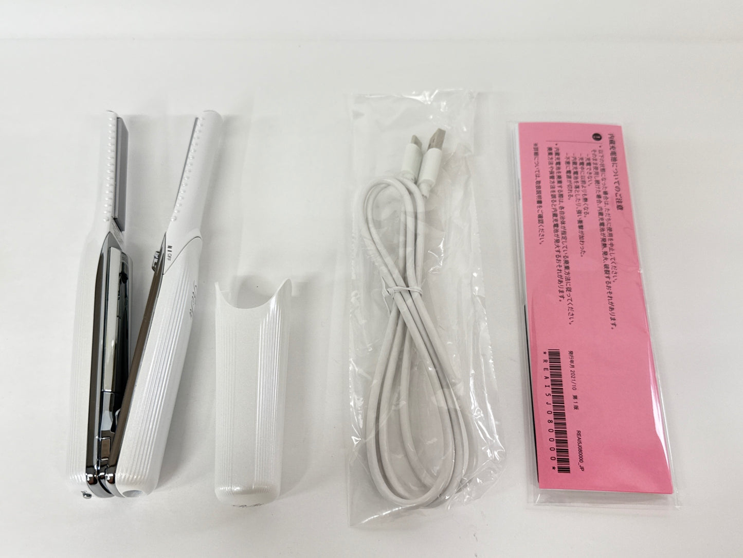 C647 ReFa リファビューテック フィンガーアイロン RE-A102A ポータブル ダメージレス トップサロン共同開発 ストレートアイロン【T】