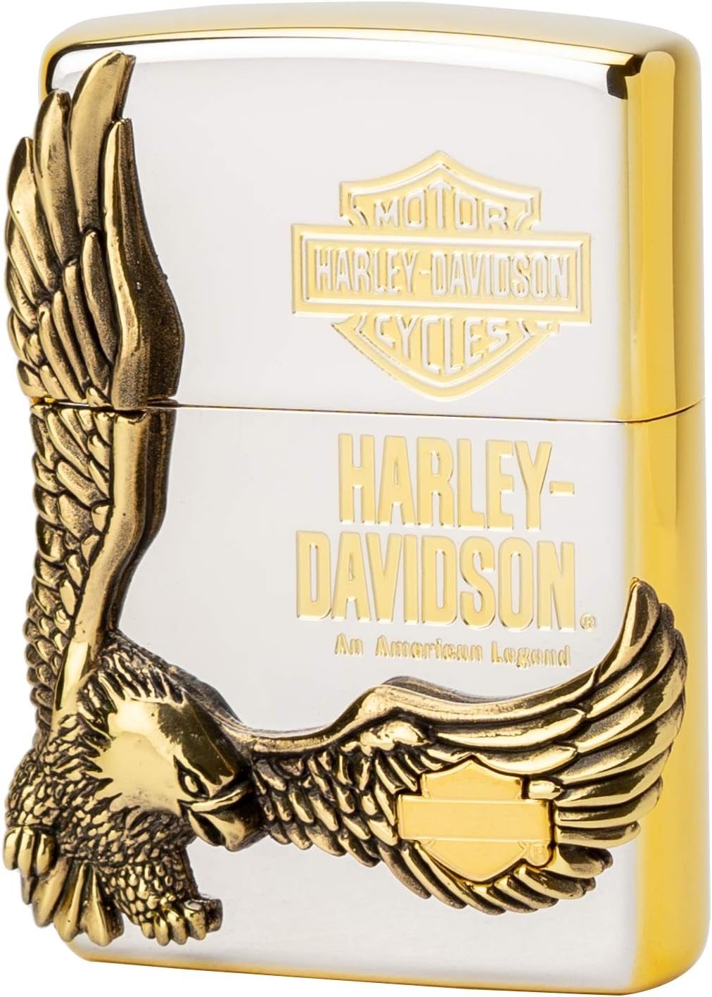 ZIPPO ジッポー ライター ハーレーダビッドソン 日本限定 シルバー×ゴールド HDP-17